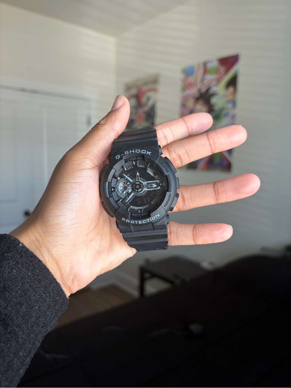 G-Shock Black Resin Analog-Digital Men's Watch